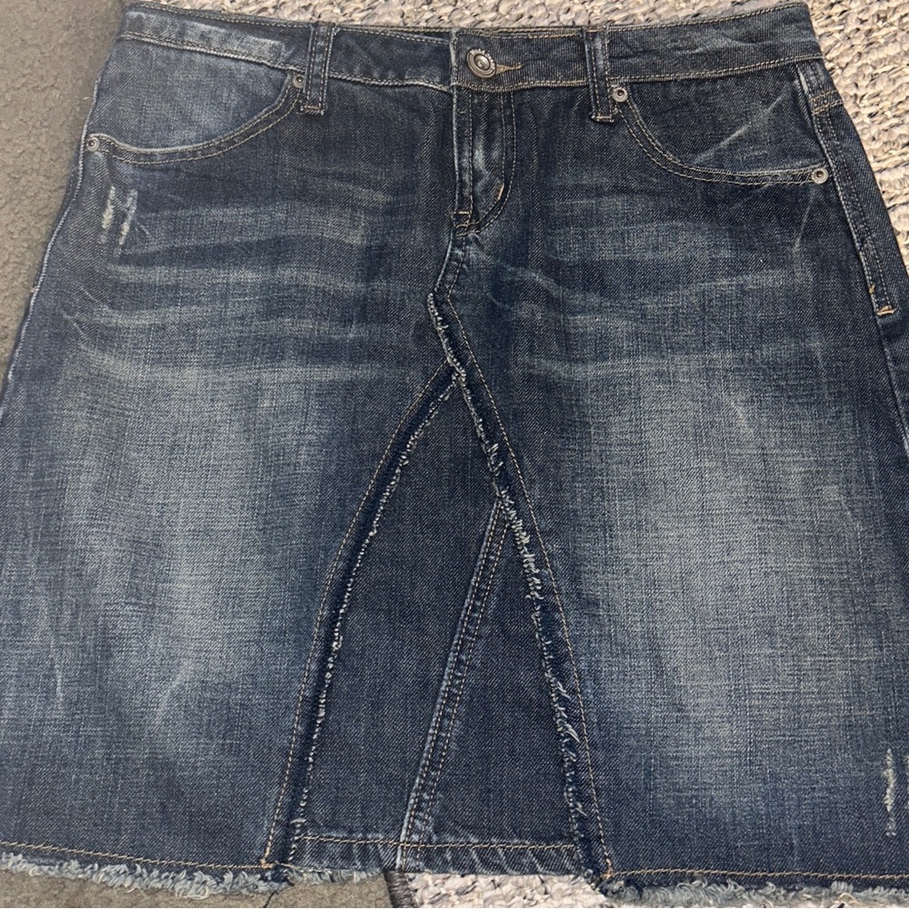Y2k vintage mudd jean skirt 9